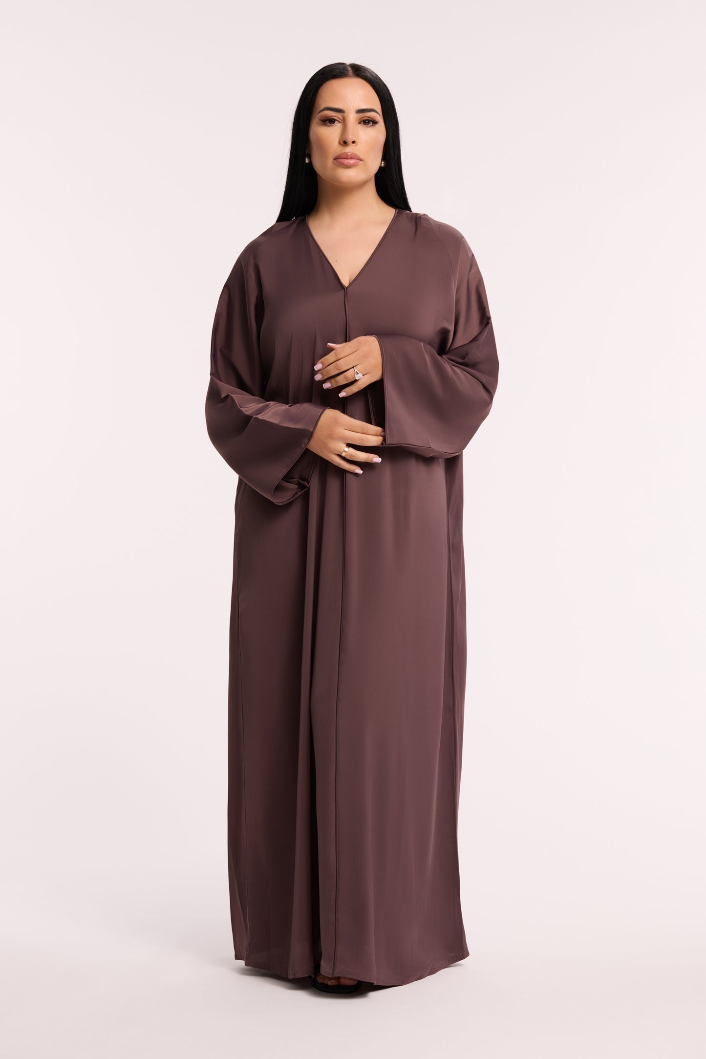 LD SATIN ESSENTIAL ABAYA - 3 COLOURS