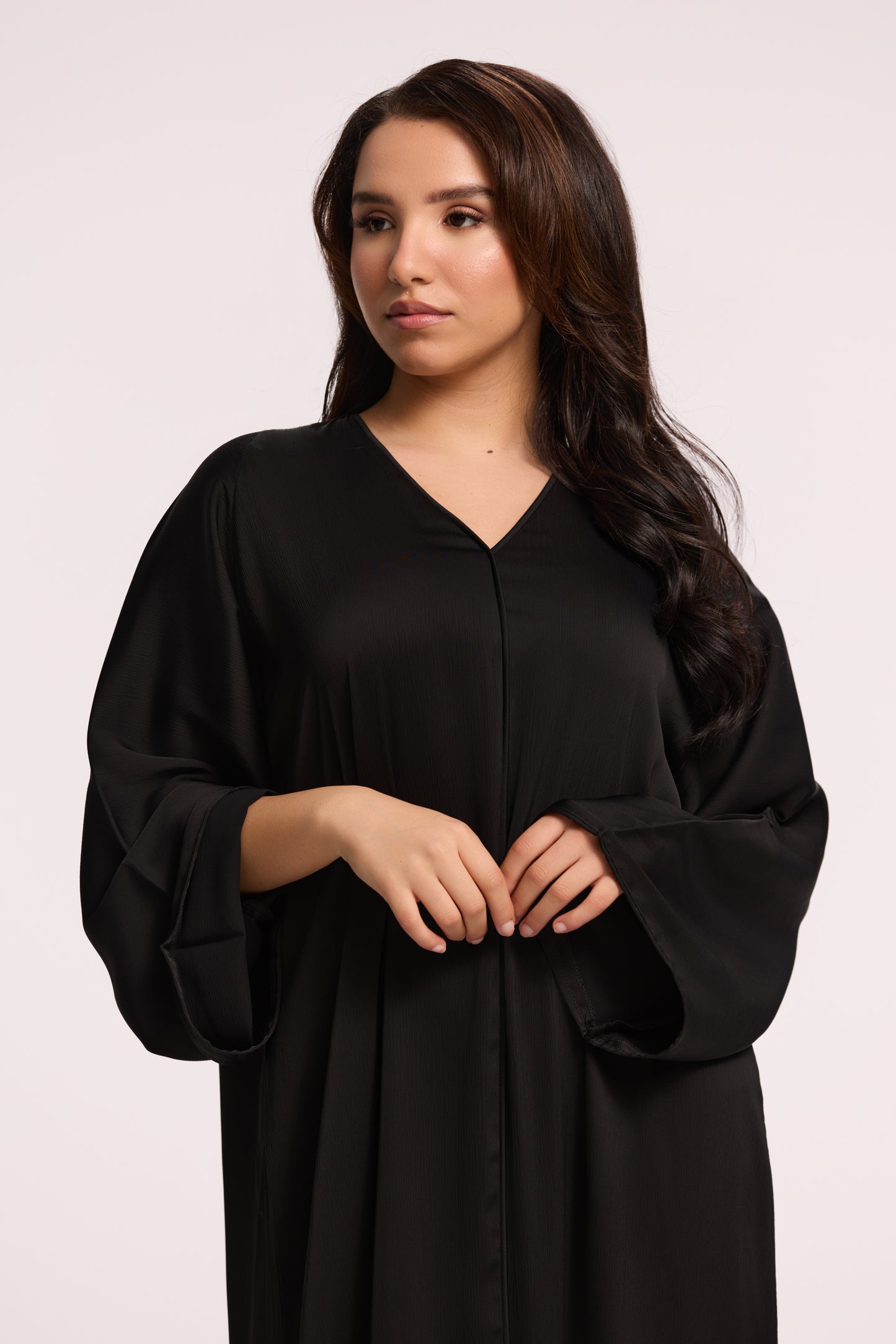 LD SATIN ESSENTIAL ABAYA - 3 COLOURS