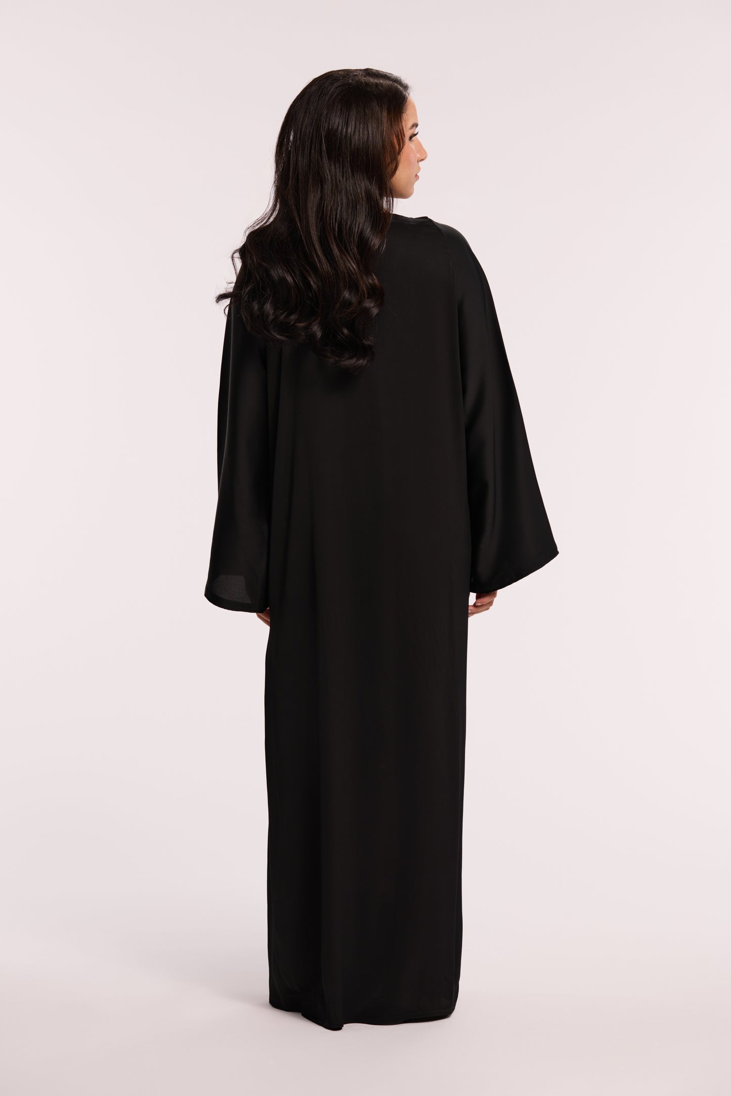 LD SATIN ESSENTIAL ABAYA - 3 COLOURS