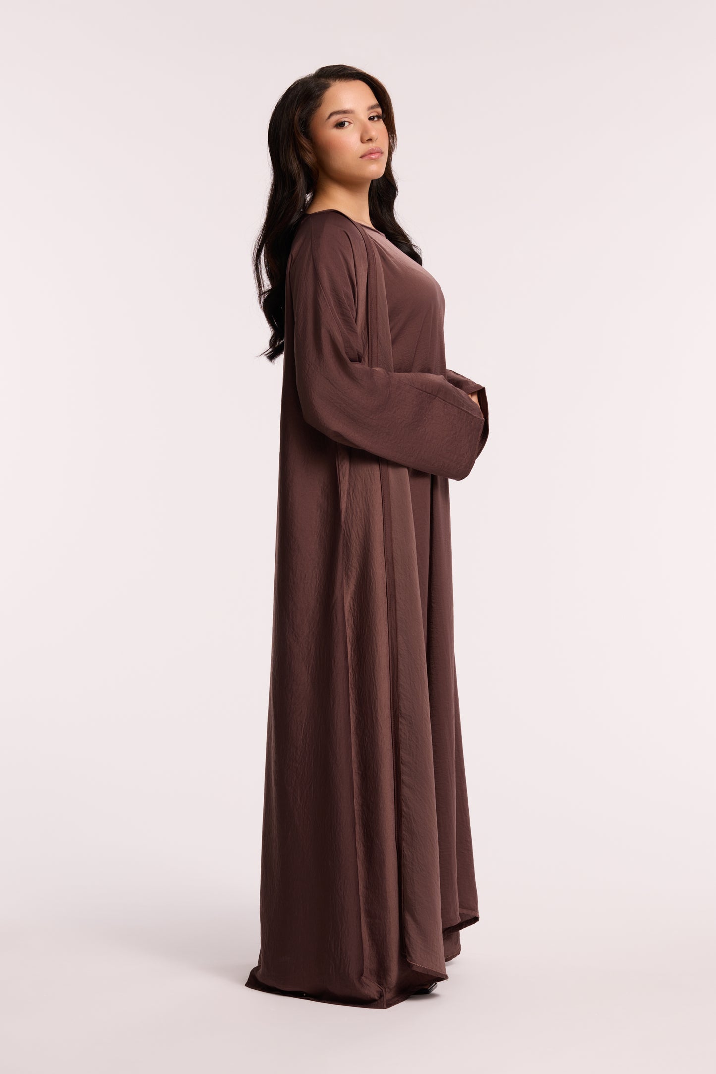 LD LIQUID ABAYA 2-PIECE SET - 3 COLOURS