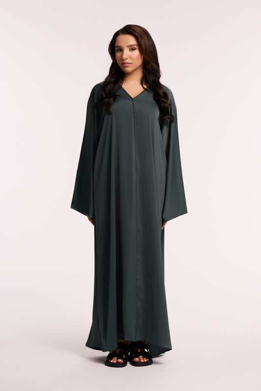 LD SATIN ESSENTIAL ABAYA - 3 COLOURS