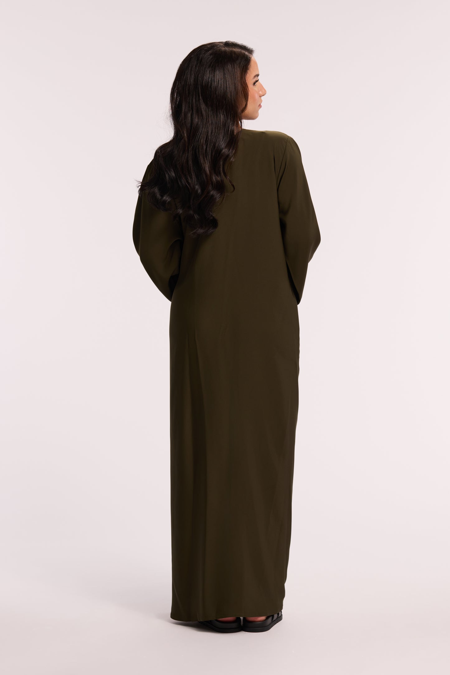 LD WRAP ABAYA OLIVE GREEN