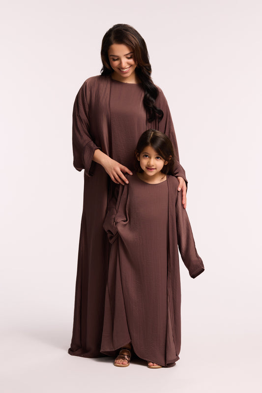 COMING SOON! LD LIQUID KIDS ABAYA 2-PIECE SET